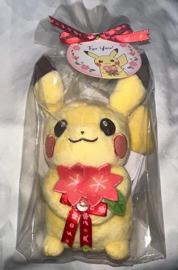 봉제 인형 For You! 피카츄와 글라시데아 꽃
