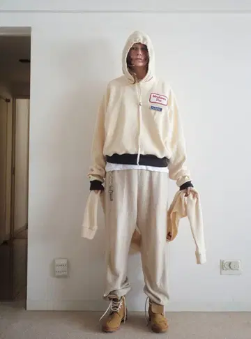 SUNSEA 23aw WAFFLE PARKA 선시 와플 후드티 2