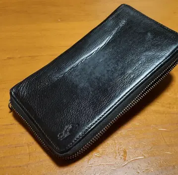 랄프 로렌 가죽 장지갑 블랙