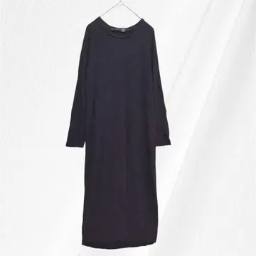 새상품급 ZARA TRF 긴팔 티셔츠 라운드넥 원피스 S 블랙