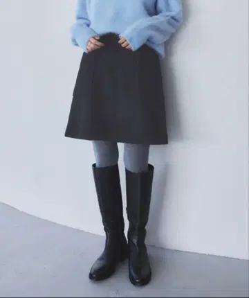 슬로브 이에나 울 스커트