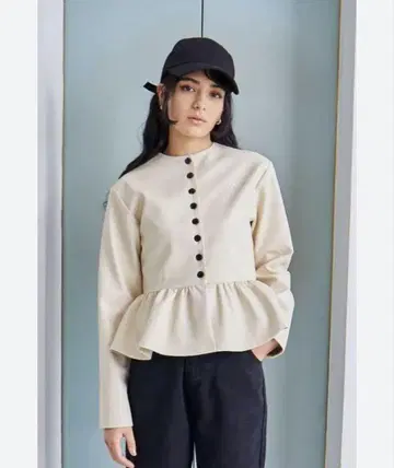 Bibiy LEATHER PEPURAMU CARDIGAN