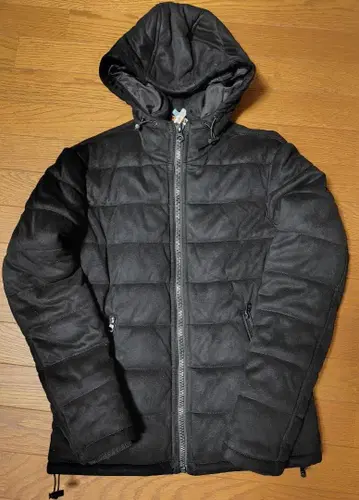 ZARA 블랙 다운 자켓 S