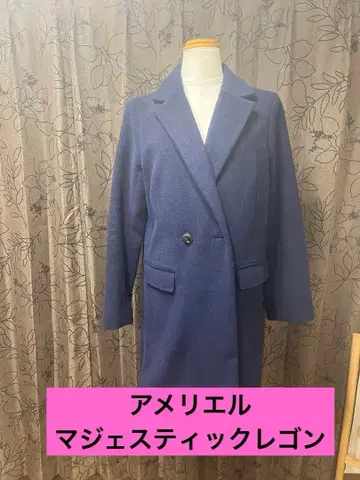 마제스틱 레곤 체스터 코트 네이비