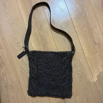 ANGLO 앵글로 백 빈티지 가죽 메쉬