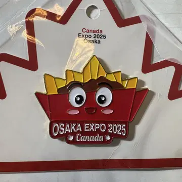 캐나다관 한정판 오사카 간사이 만박 EXPO 2025 캐나다 마그넷 푸틴