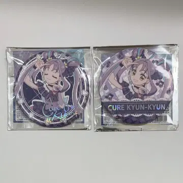 키미프리전 캔뱃지 큐어큐큐 사인 세트 3