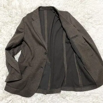 유니클로 테일러드 자켓 하운드투스 브라운 M