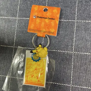 포켓몬 센터 오리지널 쇼핑백 포함 키링 피카츄