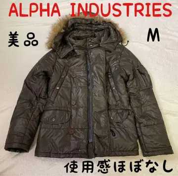 새상품급 ALPHA INDUSTRIES M 사이즈 밀리터리 자켓 코트