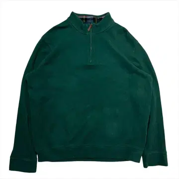 LANDS END 하프 지퍼 맨투맨 트레이닝복 구제 의류 남성용 XL