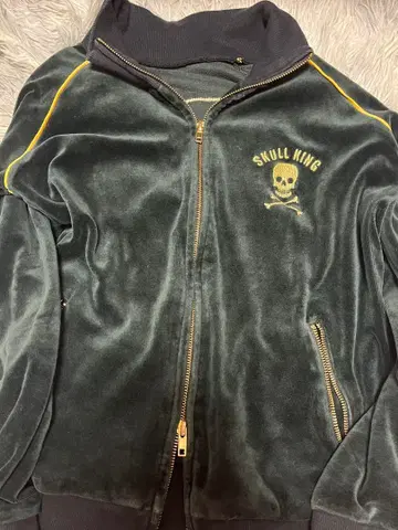 헤이세이 갸루 y2k 펑크 그런지 미사미사 저지 트랙 자켓