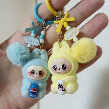 [미사용 새상품] Labubu 라부부 Labubu 키링 스트랩 2세트