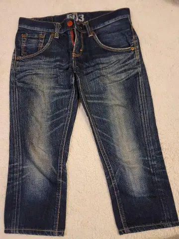 LEVI'S 503 블루 립 데님