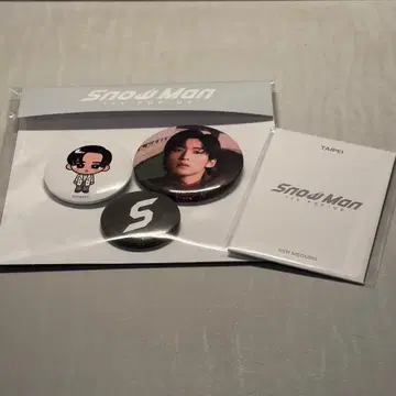 Snow Man 메구로 렌 타이베이 포토 카드 캔뱃지