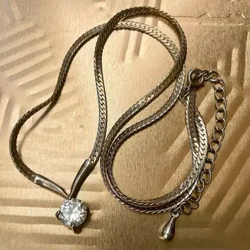 골드 체인 목걸이 금 도금 지르콘