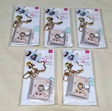 다이소 미니 앨범 키링 5개 세트