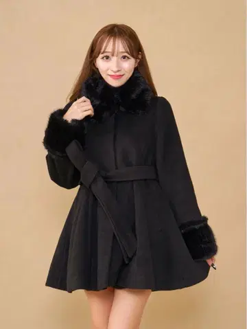 Darich 다리치 허리 벨트 멜톤 코트 FL