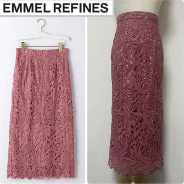 EMMEL REFINES 에멜리파인즈 케미컬 레이스 I 라인 스커트