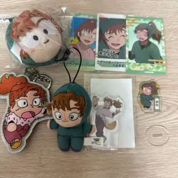 젠포지 이사쿠 정리 세트 홋와누이 페이스 배지 키링 카드 등