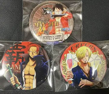 원피스 ONE PIECE 야라이 캔뱃지 루피 상디 샹크스