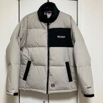 BEN DAVIS 다운 자켓 베이지/블랙
