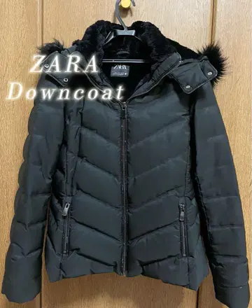 ZARA 블랙 다운 자켓