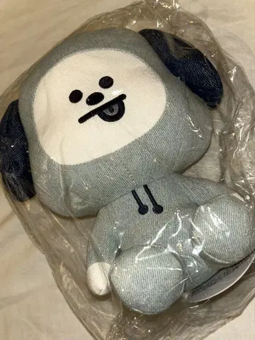 BT21 CHIMMY 데님풍 마스코트 봉제 인형