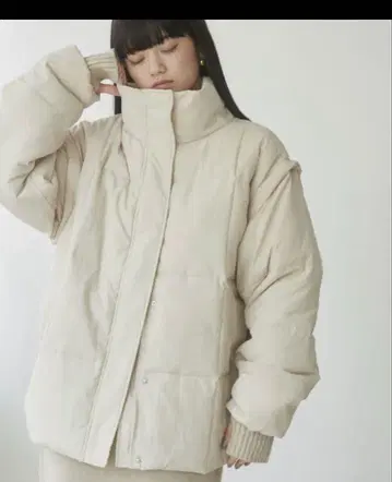 [ ANGIE ] 2WAY 파이버 다운 자켓