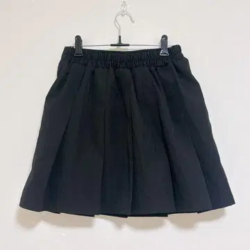 큐롯 M 블랙 미니 기장 캐주얼 심플 안감 돌려입기 봄 가을