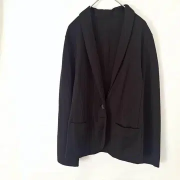 유니클로 소프트 가디건 스트레치 자켓 블랙 M 겉옷 버튼