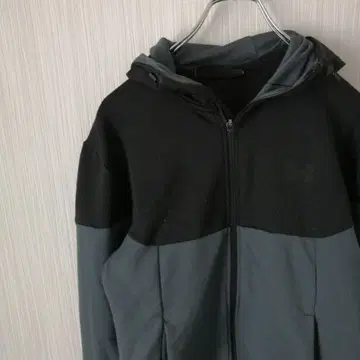 언더아머 후드티 풀 집업 남성용 바이컬러