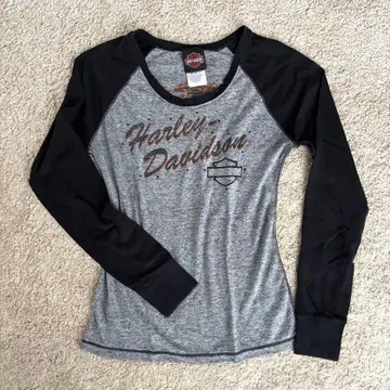 Harley-Davidson 래글런 롱 T y2k 바이커