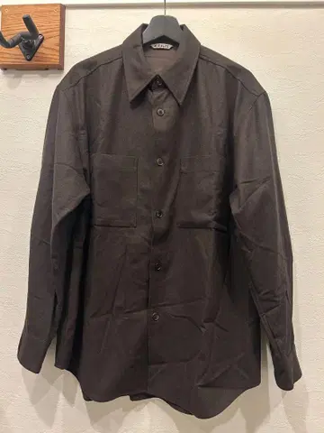 AURALEE 울 셔츠 슬랙스 셋업