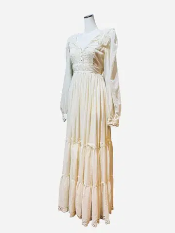 70s GUNNE SAX Jessica 롱 원피스 최소