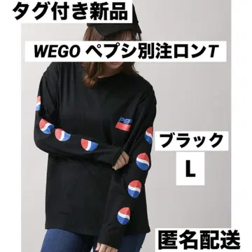 새상품 WEGO 펩시 pepsi 별주 롱T 위고 롱 슬리브T