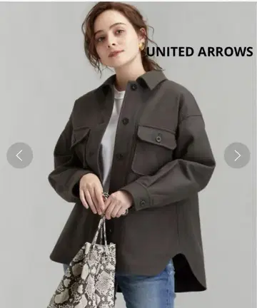 UNITEDARROWS 그린 라벨 릴랙싱 다크 그레이 블루종