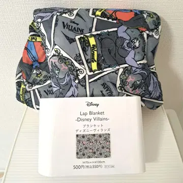[ 익명 배송 새상품 ] Disney Villains 담요 쓰리피