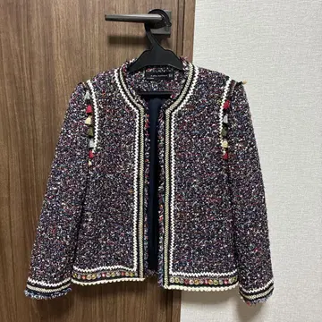 ZARA 트위드 자켓 xs