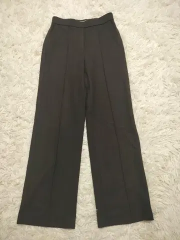 띠어리 럭스 울 이지 팬츠 센터 프레스 브라운 32