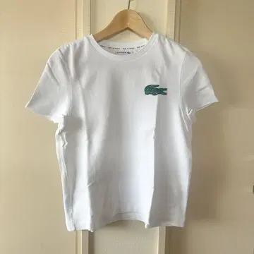 Lacoste 화이트 T셔츠 반팔 사이즈 38