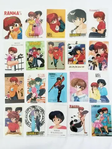 란마 1/2 라미네이티드 카드 20장 세트 2