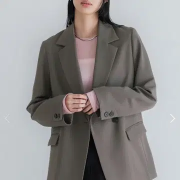 crewre 더블 테일러드 자켓 모카 1 크루레