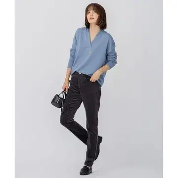 23구 DENIM/벨벳 스트레치 스키니 팬츠 (세탁 가능)