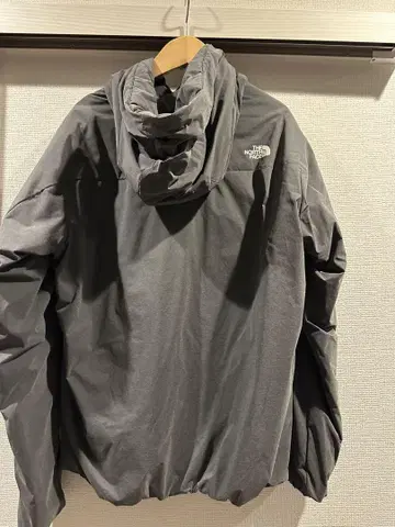 THE NORTH FACE 그레이 후드 부착 자켓