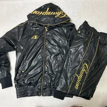 챔피온 마사토 모델 블랙 x 금 저지 바스락