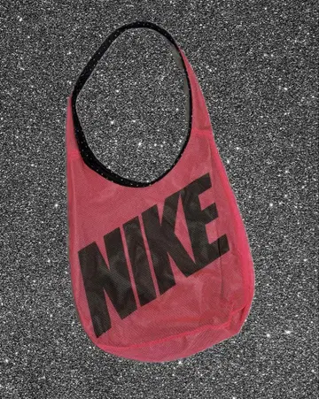00sNIKE 원숄더 백 핑크 Y2K 테크 빅 로고