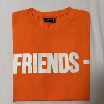 VLONE 오렌지 T셔츠 FRIENDS-