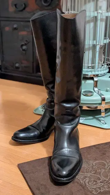 사토레 롱 부츠 39 블랙 25.5cm
