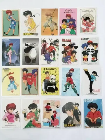 란마 1/2 라미네이티드 카드 20장 세트 1
